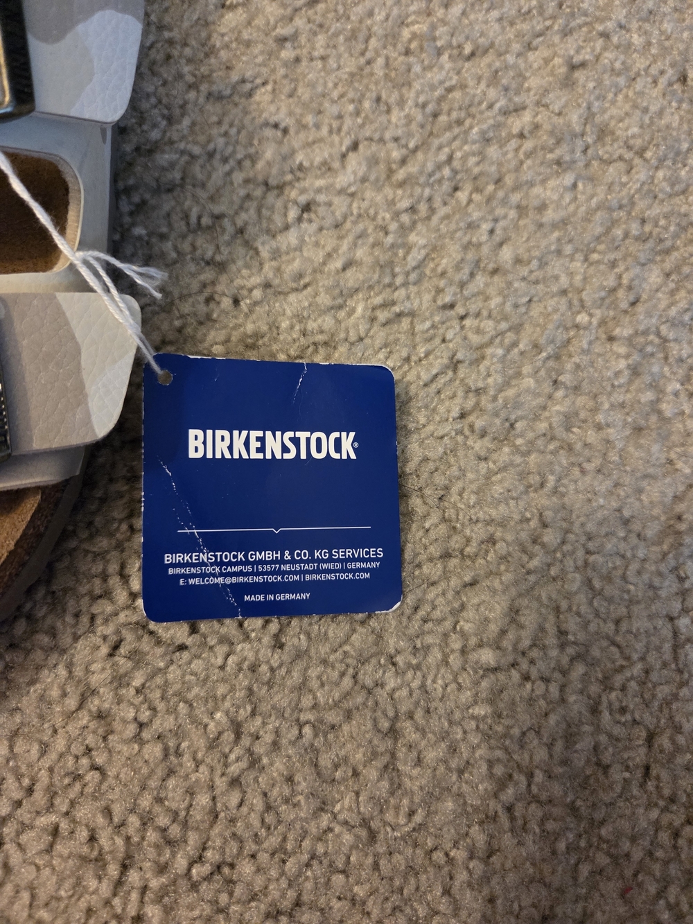 Birkenstock Womens Arizona Sandals - White Camouflage - Picture 8 of 8
